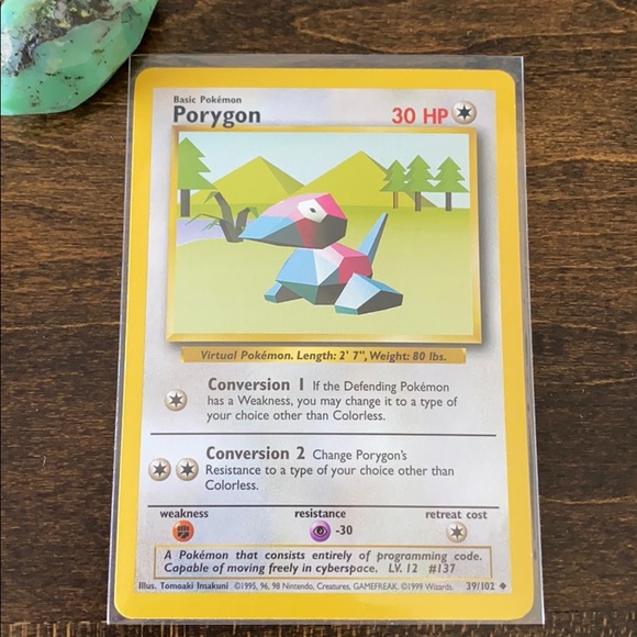 Pokemon Toys Pokmon Porygon Card 999 3912 Poshmark